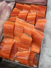 Load image into Gallery viewer, 5KG NZ Salmon Portions Frozen (Skin on & De-Boned)