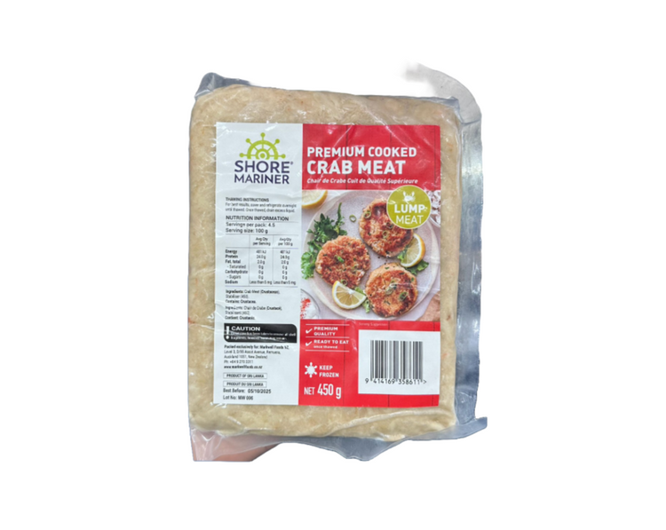 Premium Cooked Crab Lump Meat 450G