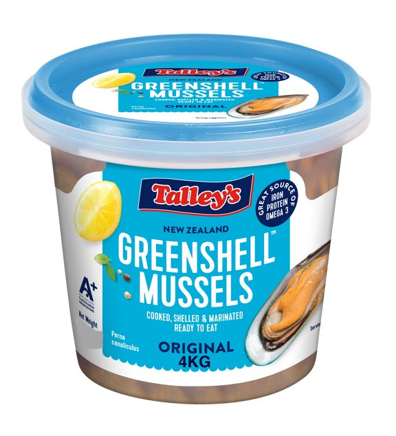 Talley's Marinated Mussels 4KG - Natural