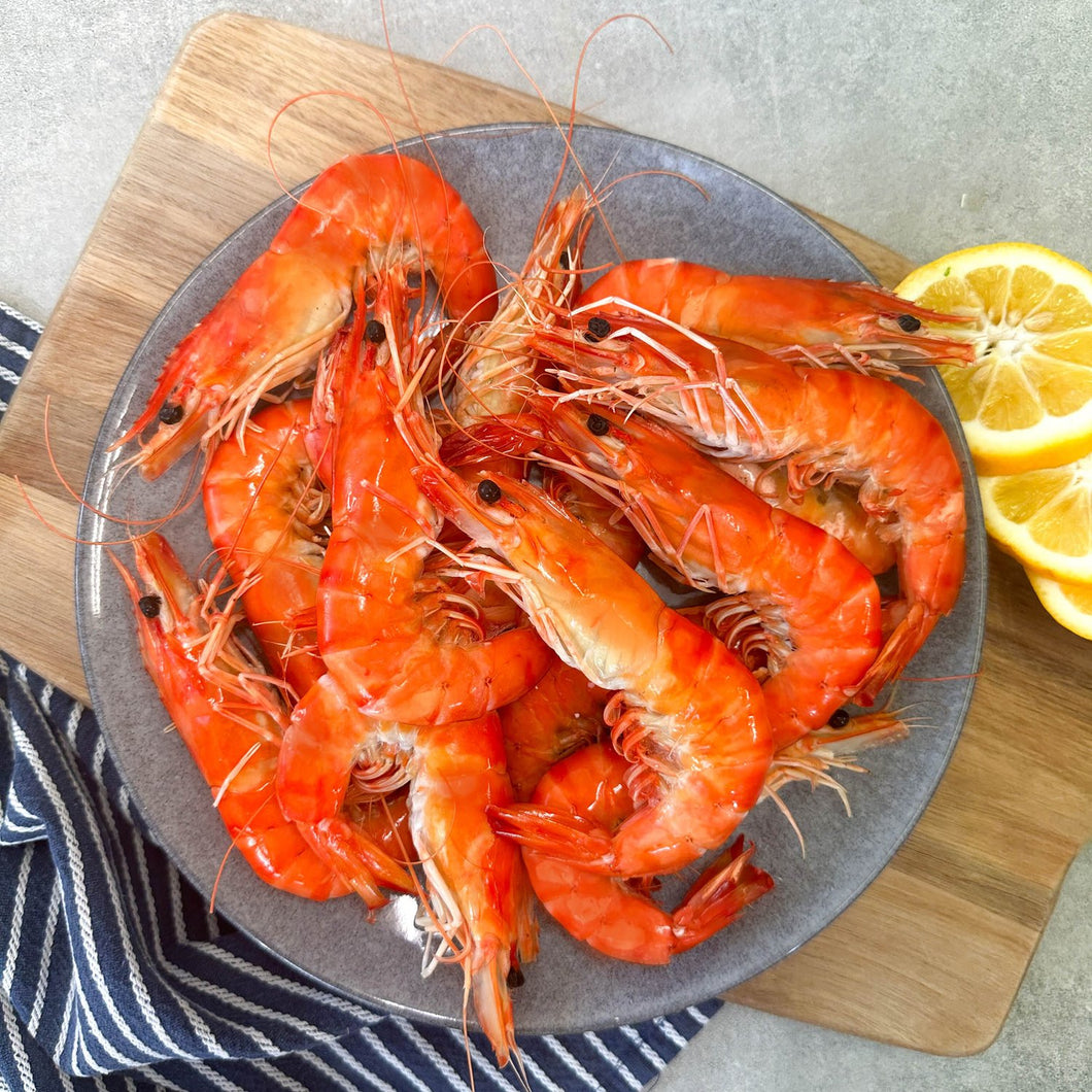 Cooked Whole Prawns 1KG