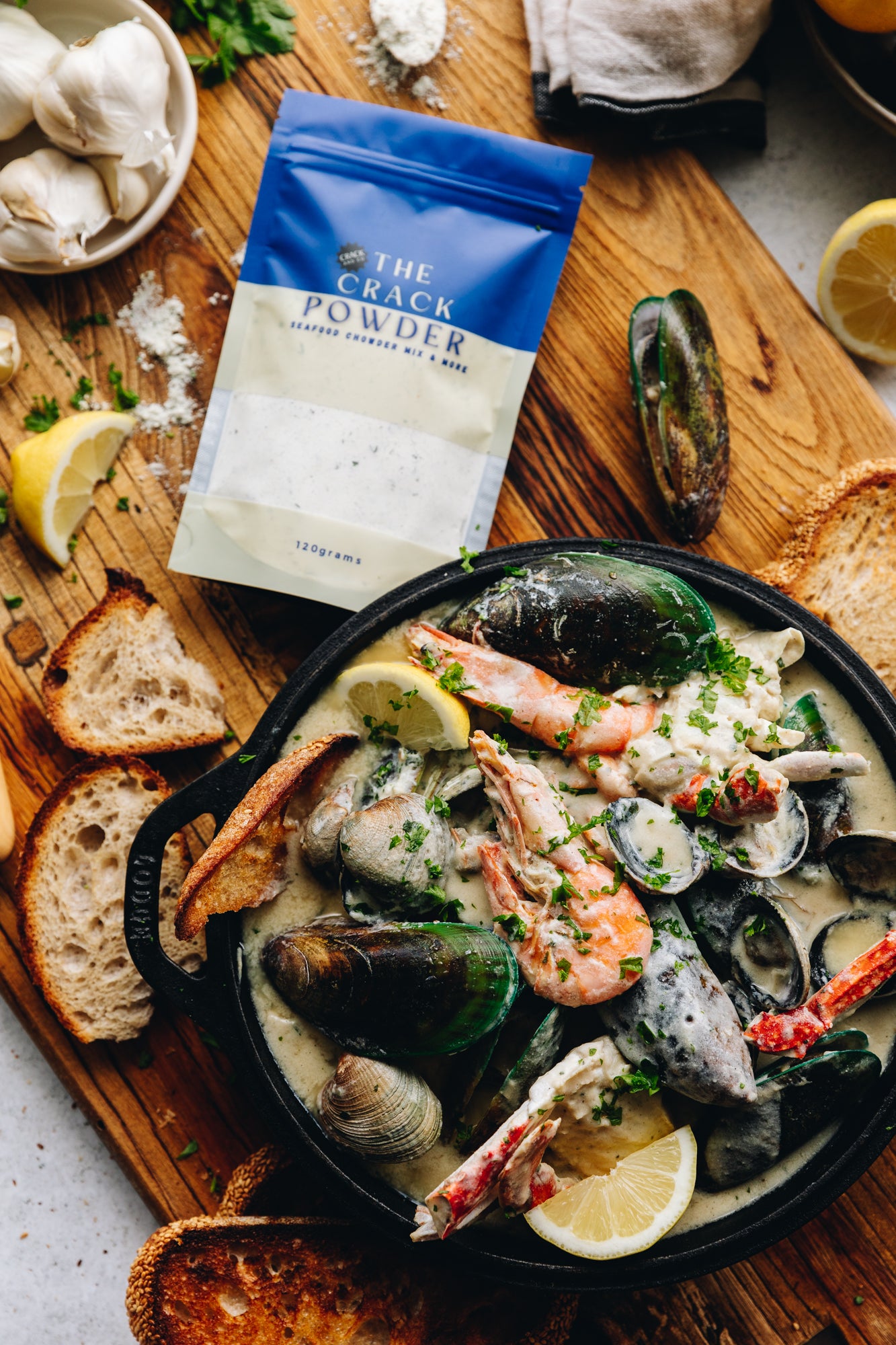 Chowder Seasoning Powder Seafood Chowder Seasoning Mix (Crack and Co) – Scott Seafood