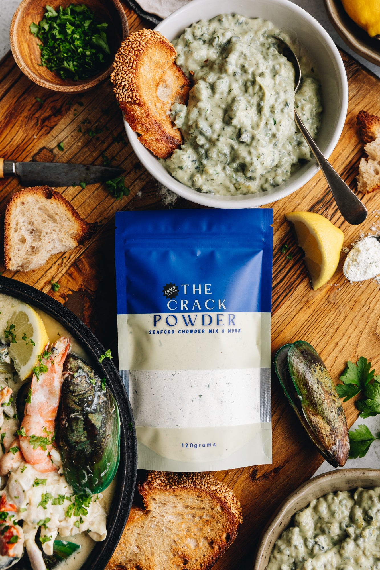 Chowder Seasoning Powder Seafood Chowder Seasoning Mix (Crack and Co) – Scott Seafood