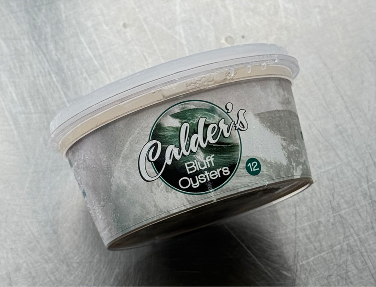Bluff Oysters Frozen (1st Grade) Dozen