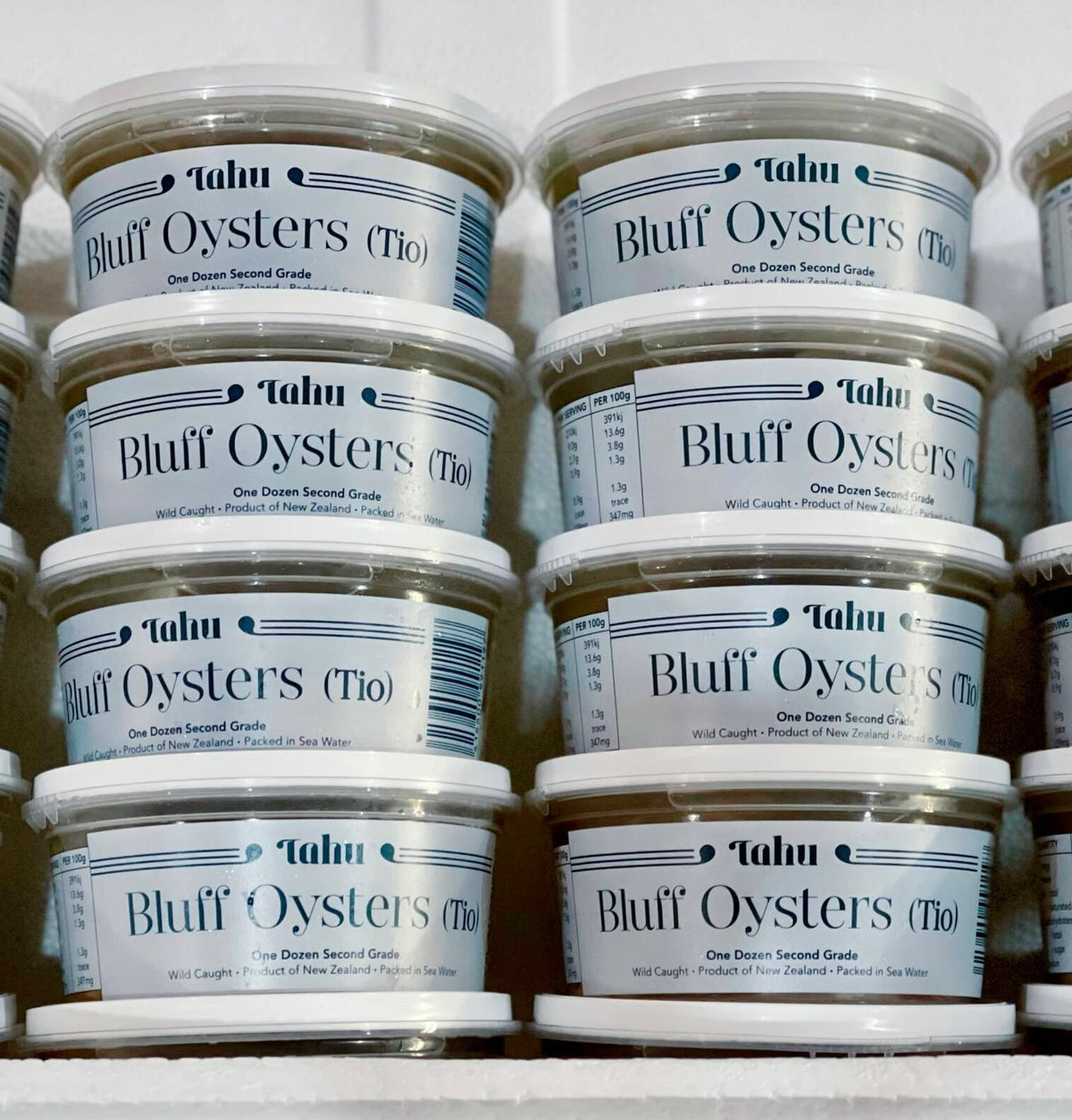 Bluff Oysters Frozen (2nd Grade) Dozen