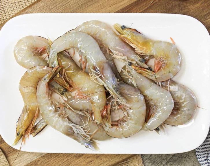 Raw Australian Banana Prawns