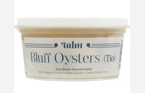 Bluff Oysters Frozen (2nd Grade) Dozen