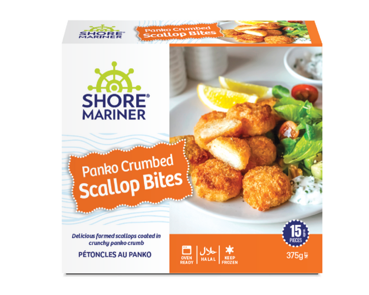 Scallop Crumbed Panko Bites 375G