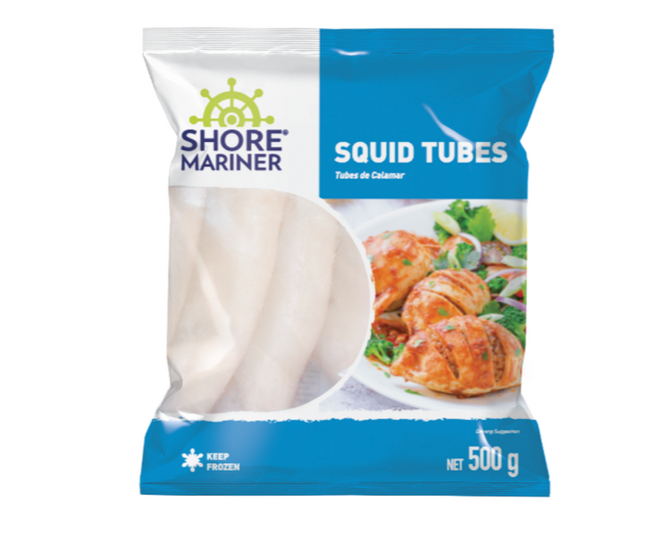Squid Tubes Pacific U10 500G