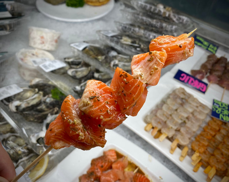 Salmon Marinated Kebab