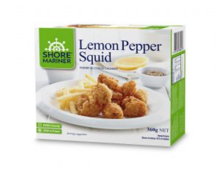 Lemon Pepper Squid 360G