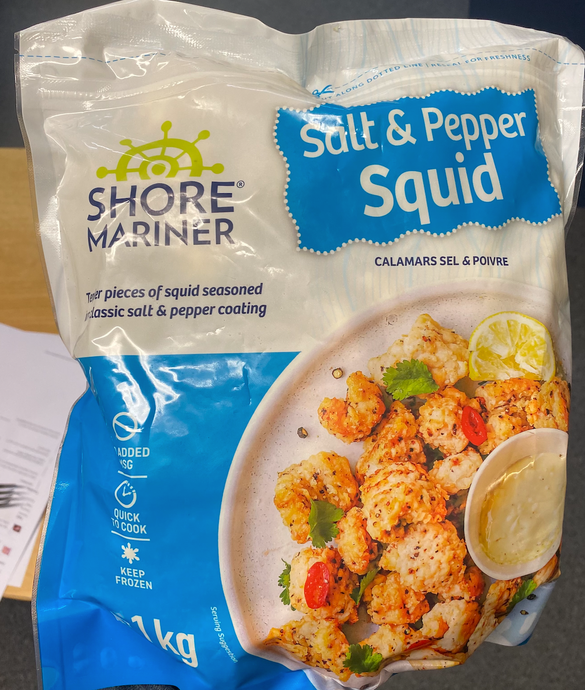 Salt and Pepper Squid 1KG