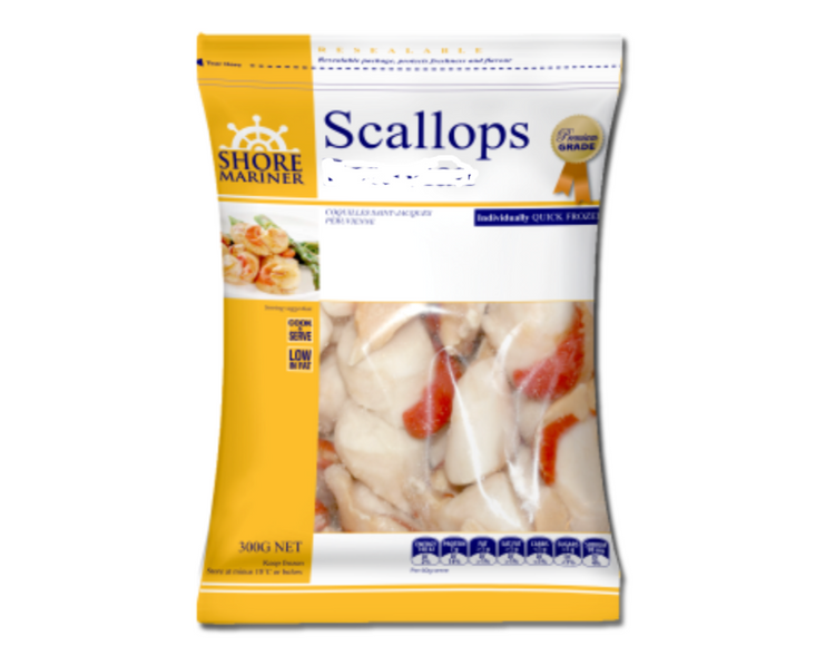 Scallops Raw Roe On Frozen