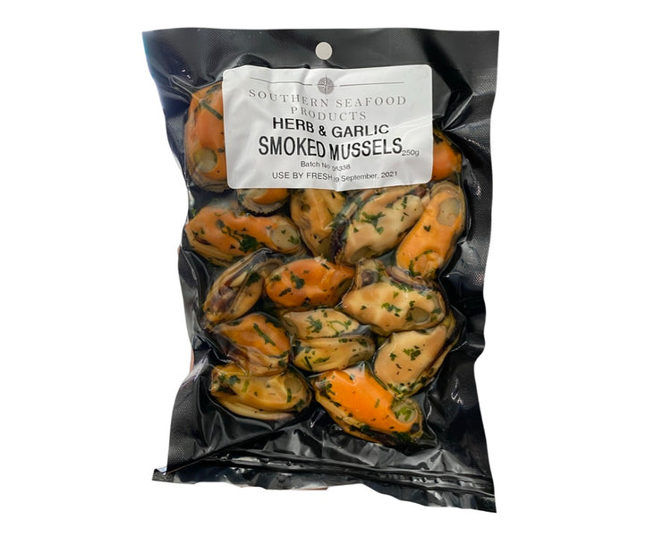 Smoked Herb & Garlic NZ Mussels